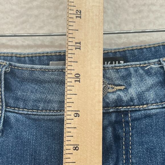Kut From The Kloth Jeans Womens 4 Blue Elizabeth Crop Straight Mid Rise Denim 28 - Picture 13 of 15